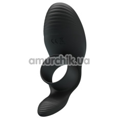 Виброкольцо для члена Pretty Love Vibration Penis Sleeve, черная - Фото №1
