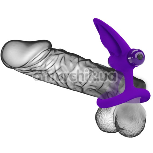 Виброкольцо для члена Pretty Love Vibration Cock Ring, фиолетовое