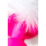 Анальна пробка з білим хвостиком Loveshop S, рожева - Фото №7