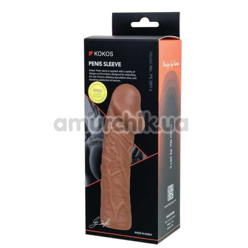 Насадка на пенис Kokos Penis Sleeve PS 001-L, телесная