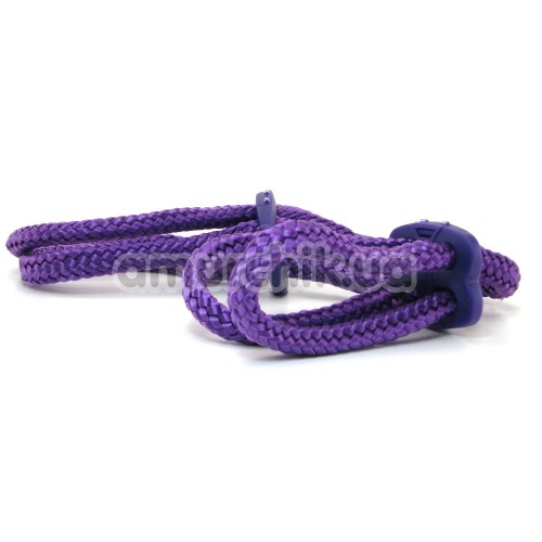 Фіксатори для рук Japanese Silk Love Rope Wrist Cuffs, фіолетові