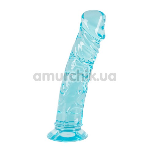 Фаллоимитатор Aqua Quartz 7, голубой - Фото №1