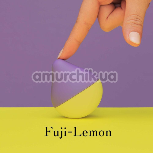Вибратор Tenga Iroha Mini Fuji-Lemon, желто-фиолетовый