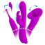 Вибратор с 4 насадками Pretty Love Thrill Kit, фиолетовый - Фото №2