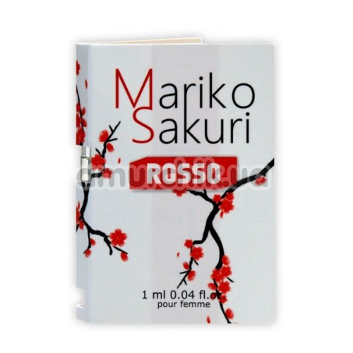 Туалетная вода с феромонами Mariko Sakuri Rosso для женщин, 1 мл
