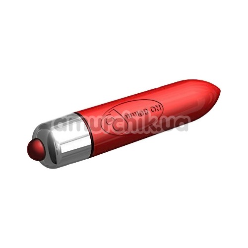 Клиторальный вибратор Rocks-Off RO-80mm Power Packed Pleasure, красный