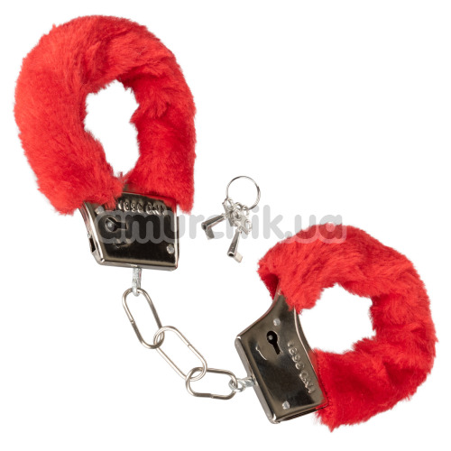 Наручники Playful Furry Cuffs, червоні