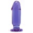Набор анальных пробок Crystal Jellies Anal Starter Kit, фиолетовый - Фото №4