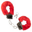 Наручники Playful Furry Cuffs, червоні - Фото №2