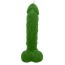 Свічка у формі фалоса Чистий Кайф Green Size L, зелена - Фото №2
