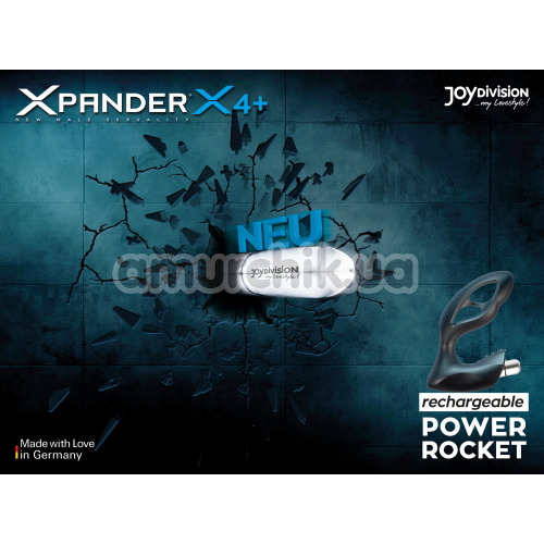 Вібростимулятор простати Xpander Prostate Stimulator X4 + Rechargeable Large, чорний