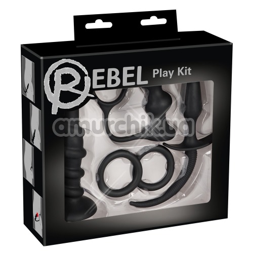 Набор из 5 предметов Rebel Play Kit, черный