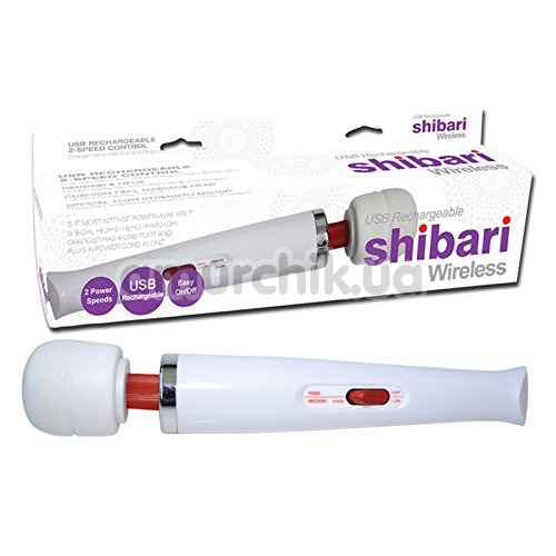 Универсальный массажер Shibari Wireless, белый