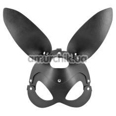 Маска зайчика Fetish Tentation Enjoy Pain Adjustable Bunny Mask, чорна - Фото №1