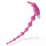 Анальная цепочка с вибрацией Cheerful Bead Rabbit, розовая - Фото №1