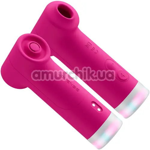 Симулятор орального секса для женщин с пульсацией Lovense Fizz, розовый