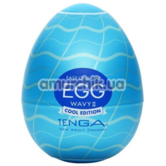 Мастурбатор Tenga Egg Wavy II Cool Edition Волнистый II - Фото №1