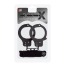 Бондажный набор BondX Metal Handcuffs & Love Rope, черный - Фото №1