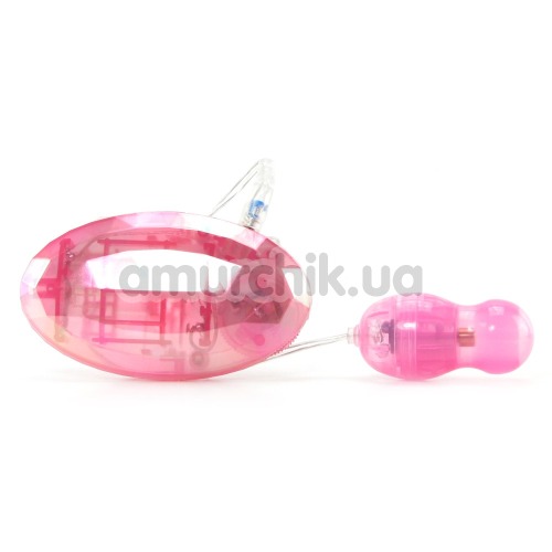 Виброяйцо Lighted Shimmers LED Teaser, розовое