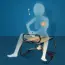 Стілець для сексу з фалоімітатором Roomfun Sex Assist Chair With Dildo L, чорний - Фото №14