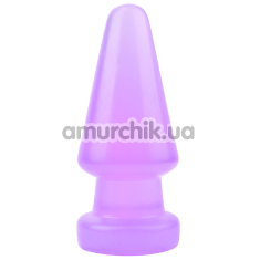 Анальна пробка Hi-Rubber Anal Delight Plug, фіолетова - Фото №1