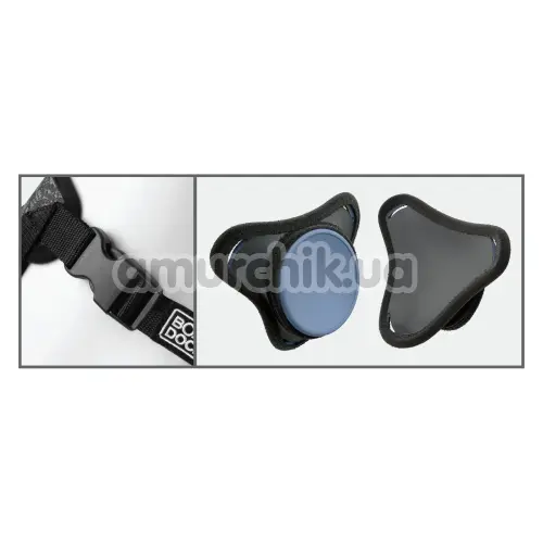 Страпон Dillio Platinum Collection Body Dock SE Pegging Kit, фіолетовий