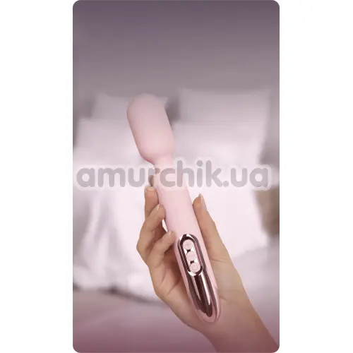 Универсальный вибромассажер Kiiroo ProWand, розовый