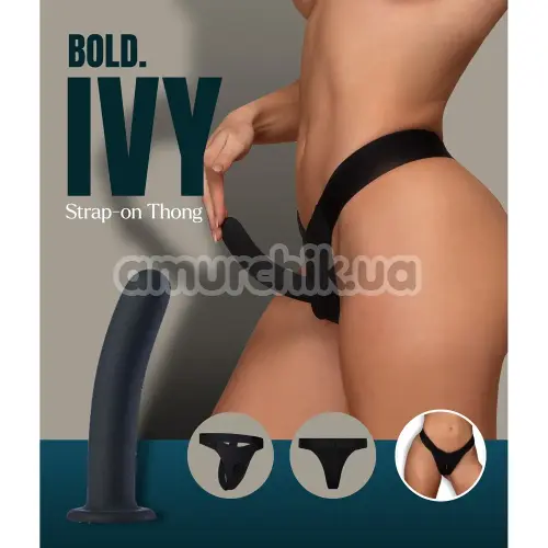 Страпон Bold Ivy, чорний