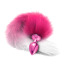 Анальная пробка с хвостом лисы Nixie Butt Plug / Hombre Tail, розовая - Фото №0