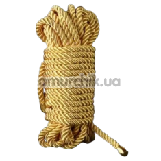 Мотузка Lockink Sevanda Bondage Rope 8 Meter, золота - Фото №1
