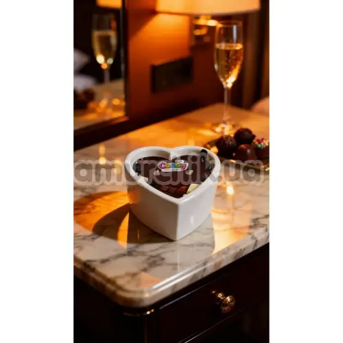 Свеча для массажа Candy Heart Chocolate - шоколад, 70 мл