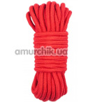 Веревка для бондажа DS Fetish 10 M, красная - Фото №1