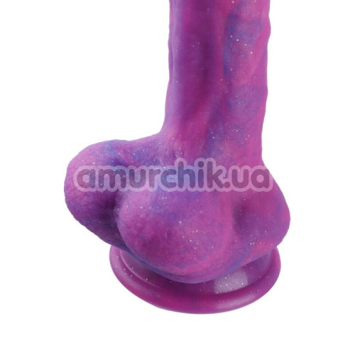 Вибратор-насадка Hismith Vibrating Silicone Dildo 8.38, фиолетовый