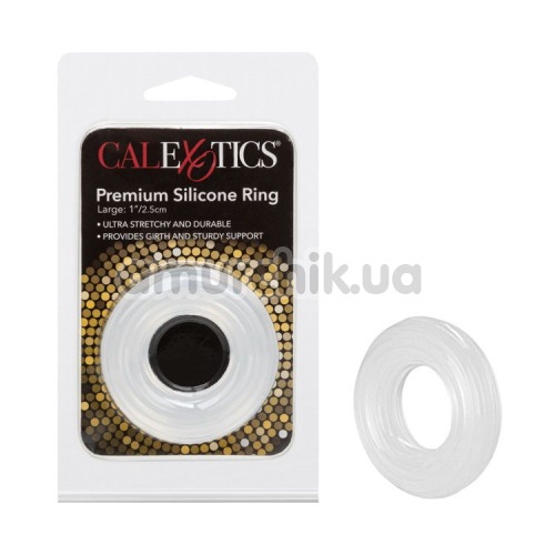 Эрекционное кольцо Premium Silicone Ring Large, прозрачное