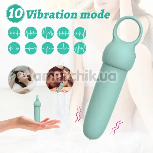 Клиторальный вибратор Odeco Every Night Toys Elliot, бирюзовый