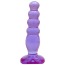 Анальная пробка Crystal Jellies 14 см фиолетовая - Фото №2