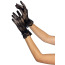 Перчатки Leg Avenue Floral Lace Wristlength Gloves, черные - Фото №2