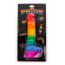 Фалоімітатор ToyJoy Pride Rainbow Lover 7 Inch, мультикольоровий - Фото №2