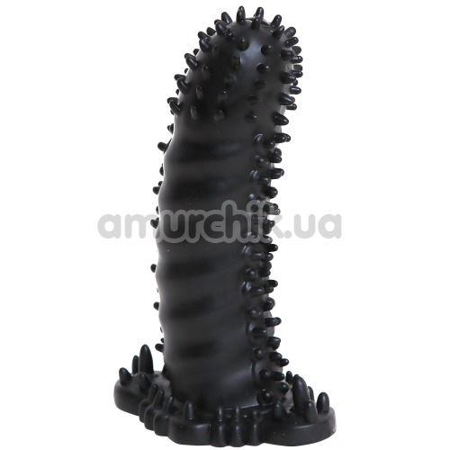 Насадка на пенис Malesation Bristly Sleeve, чёрная - Фото №1