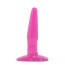 Анальна пробка Basix Rubber Works Mini Butt Plug, рожева - Фото №1