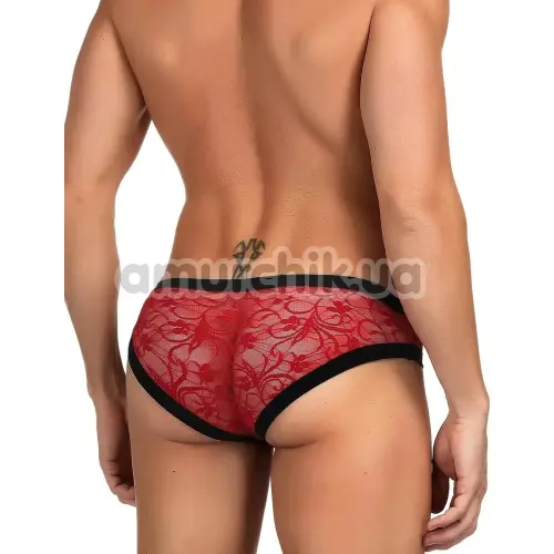Трусы мужские Star Night Sexy Floral Lace Panty, красные