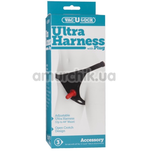 Трусики для страпона Ultra Harness 2 & Vac-U-Lock Plug