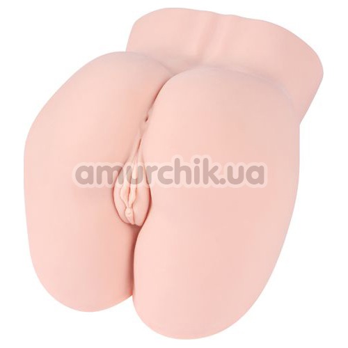 Искусственная вагина и анус с вибрацией Kokos Real Hip Hera, телесная - Фото №1