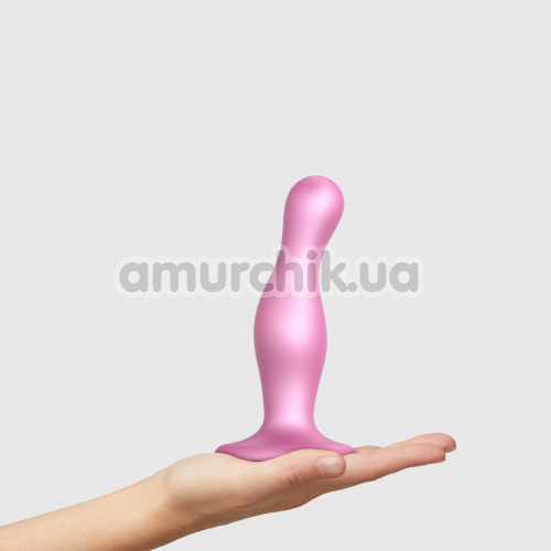 Фалоімітатор Strap-On-Me Dildo Plug Curvy M, рожевий