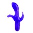 Анально-вагінально-кліторальний вібратор Triple Tease фіолетовий - Фото №1