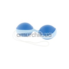Вагінальні кульки Amor Gym Balls Duo, синьо-блакитні - Фото №1