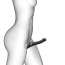 Безремневий страпон із вібрацією Strap-On-Me Multi Orgasm Bendable Strap-On S, чорний - Фото №5
