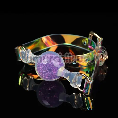 Кляп Liebe Seele Crystal Ball Gag Large, фіолетовий
