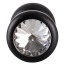 Анальная пробка с прозрачным кристаллом Heavy Diamond Large, черная - Фото №2
