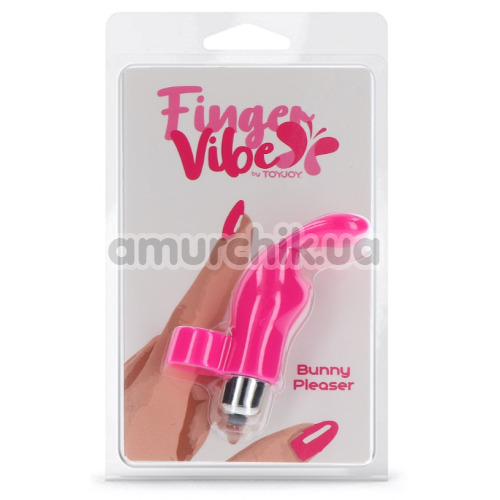 Вібратор на палець Finger Vibe Bunny Pleaser, рожевий